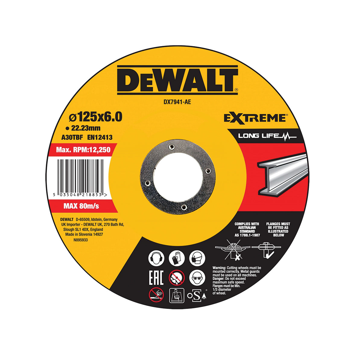 Disco abrasivi Extreme taglio SBAVO METALLO - DEPRESSO - DeWALT Disco abrasivi Extreme taglio SBAVO METALLO - DEPRESSO - DeWALT